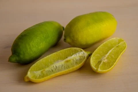 Finger lime Stock Photos