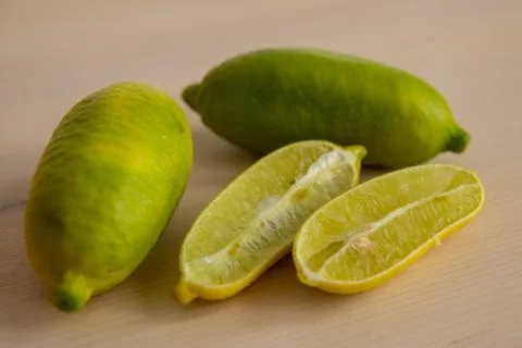 Finger lime Stock Photos