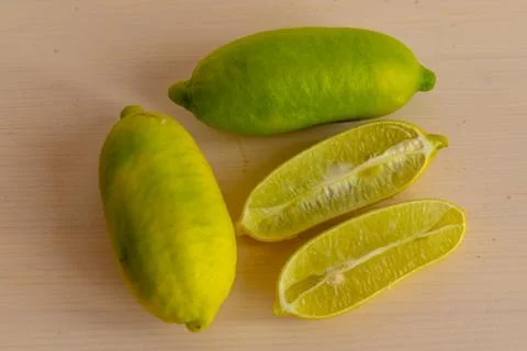 Finger lime Stock Photos