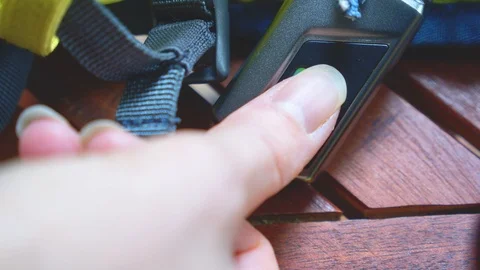 FINGER LOCK BAG Stock Footage 126878004