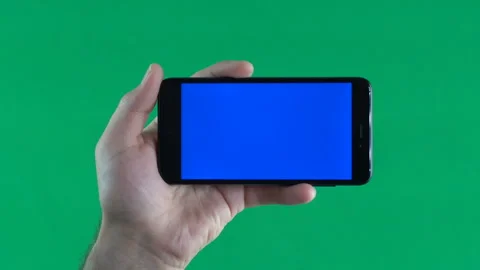 The finger makes one click on the screen, horizontally. Stock-Footage 86807680