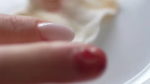Finger with a Nail Wound. Stock Footage 261805080