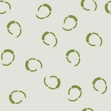 Finger piercing glyph vector seamless pattern Stock Illustration