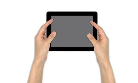 Finger point on touch screen email communication Stock-Illustration