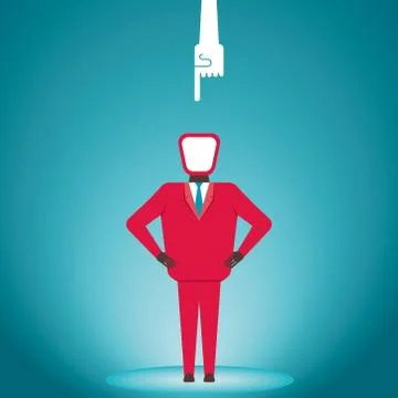 Finger pointed on men vector Stock Illustration