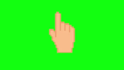 Finger Pointing Gesture Green Screen 動画素材 337275587