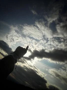 Finger Pointing at the Sky Photos