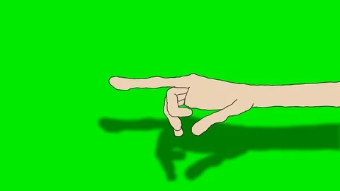 Finger points to left side of screen. Video stock 105102157