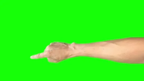 Finger presses the big red button Stock Footage 281839951