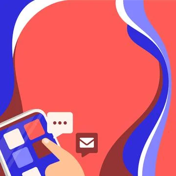 Finger Pressing Application Button Presenting Technological Advances Global Stock Illustration