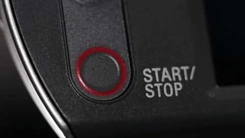 Finger Pressing Start Stop Button On Silver Camcorder Stock Footage 320996488