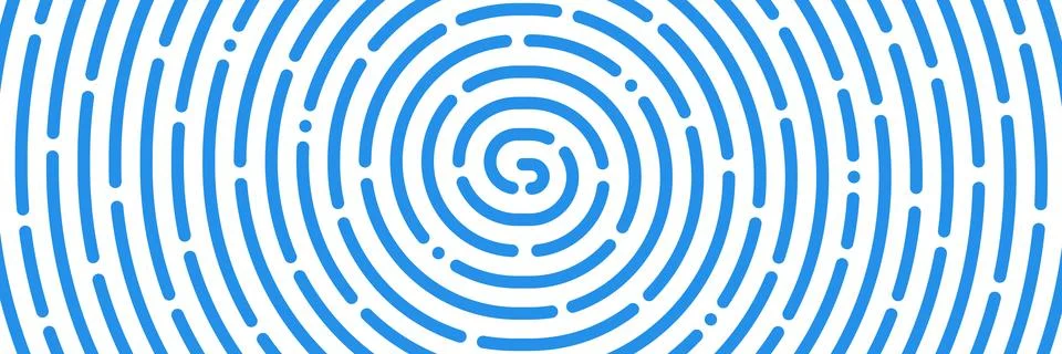 Finger print code banner or fingerprint pattern Stock Illustration