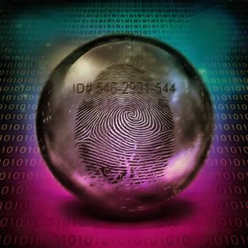 Finger print ID Stock Illustration