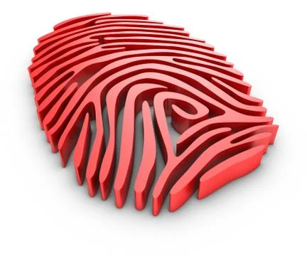 Finger print Stock Illustration