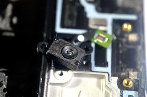Finger print sensor with its flex cable, an electronic biometric device tha.. 写真素材
