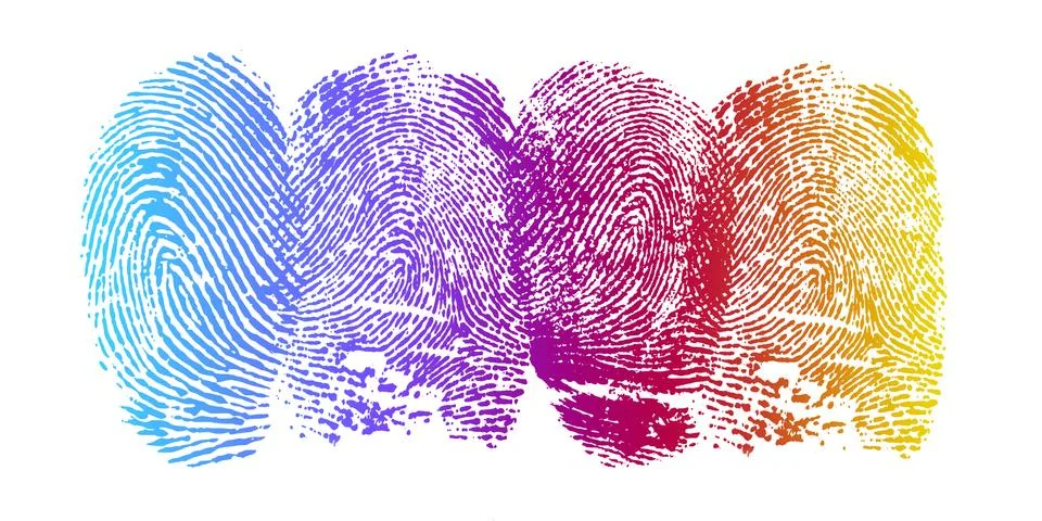 Finger prints 스톡 일러스트