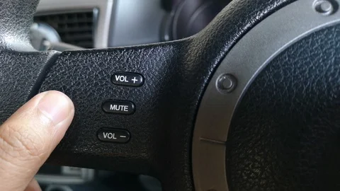 Finger punch volume button Stock Footage 104085111