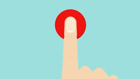 Finger Pushing Button Vidéo 88014998