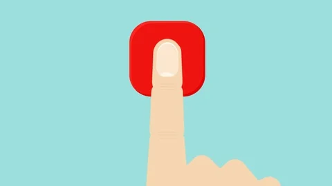 Finger Pushing Button Vidéo 88015026