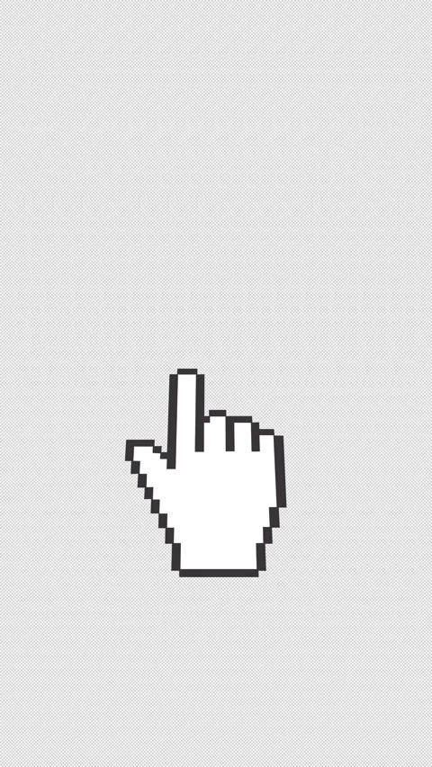 Finger Scroll Up Animation with Alpha Channel Stock Footage 340775528