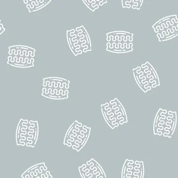 Finger separator line vector seamless pattern line Illustrazione stock