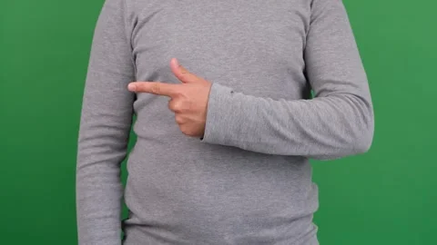 Finger sign aside Vídeo Stock 277894791