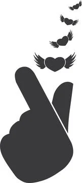 Finger snap icon vector Stock Illustration