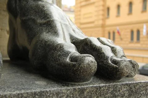 Finger from statue Stock Photos