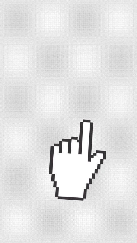 Finger Swipe Left Animation with Alpha Channel Vídeos de archivo 340775603