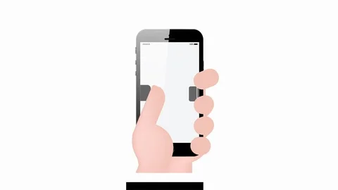 Finger swipe thumb up, comment and repost motion 4k video Stock Footage 124488995