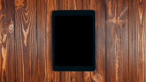 A Finger Swipes On a Tablet Screen With Alpha Channel. Zoom In Gesture Stock-Footage 72167629