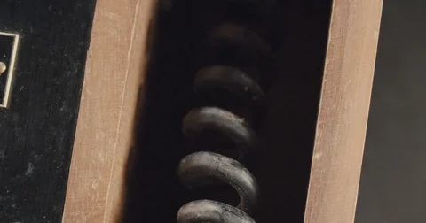 Finger switching old switch Stock Footage 74069097