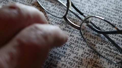 Finger tapping on coding letter Stock Footage 113528372