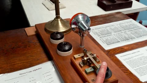 Finger tapping morse code communication. SOS distress call Stock Footage 292789298