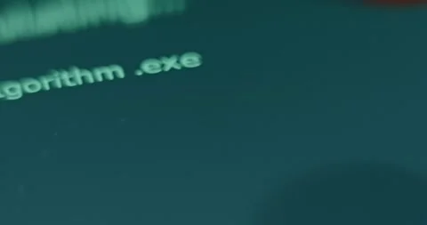 Finger taps Brute Force algorithm, hacking concept 스톡 동영상 310803925