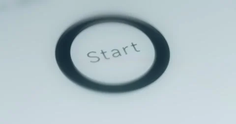 Finger taps Start button to begin the Self Penetration Test Stock Footage 314458464