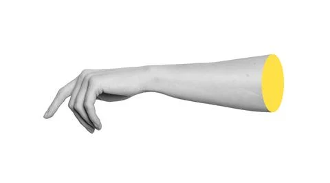 Finger tender touch 库存照片