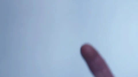 Finger tipping at touchscreen Video stock 10726941