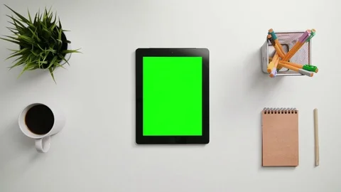 A Finger Touching an i-Pad Stock Footage 83667696