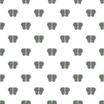 Fingerless training gloves seamless pattern background illustration Stock Illustration