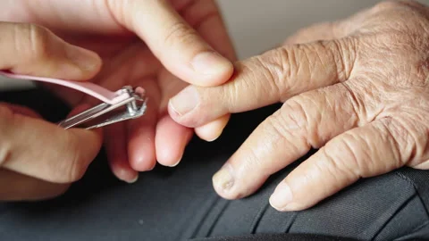 Fingernails Stock Footage 163682946