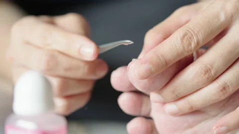 Fingernails Stock Footage 163683369