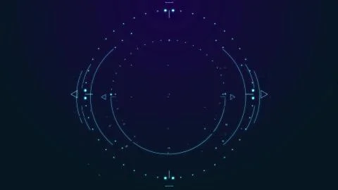 Fingerprint background, secure internet concept. 4k loop background on internet Stock Illustration