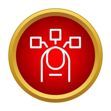 Fingerprint data security biometric access authentication icon Illustrazione stock