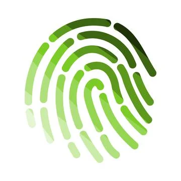 Fingerprint Icon Stock Illustration