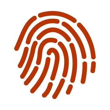 Fingerprint Icon Stock Illustration