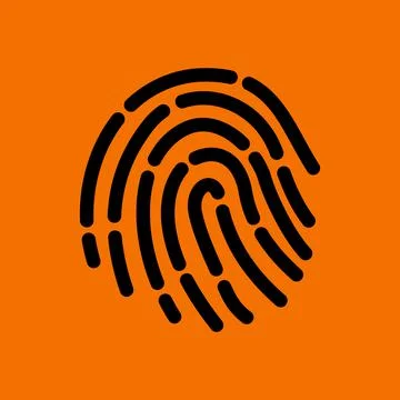 Fingerprint Icon Stock Illustration