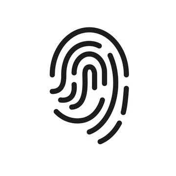 Fingerprint Icon Stock Illustration