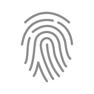 Fingerprint icon vector image. イラスト素材