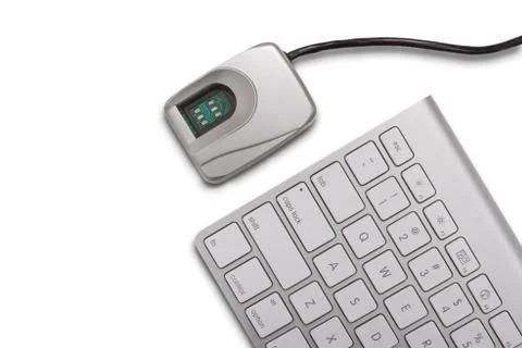Fingerprint identification concept Stock Photos